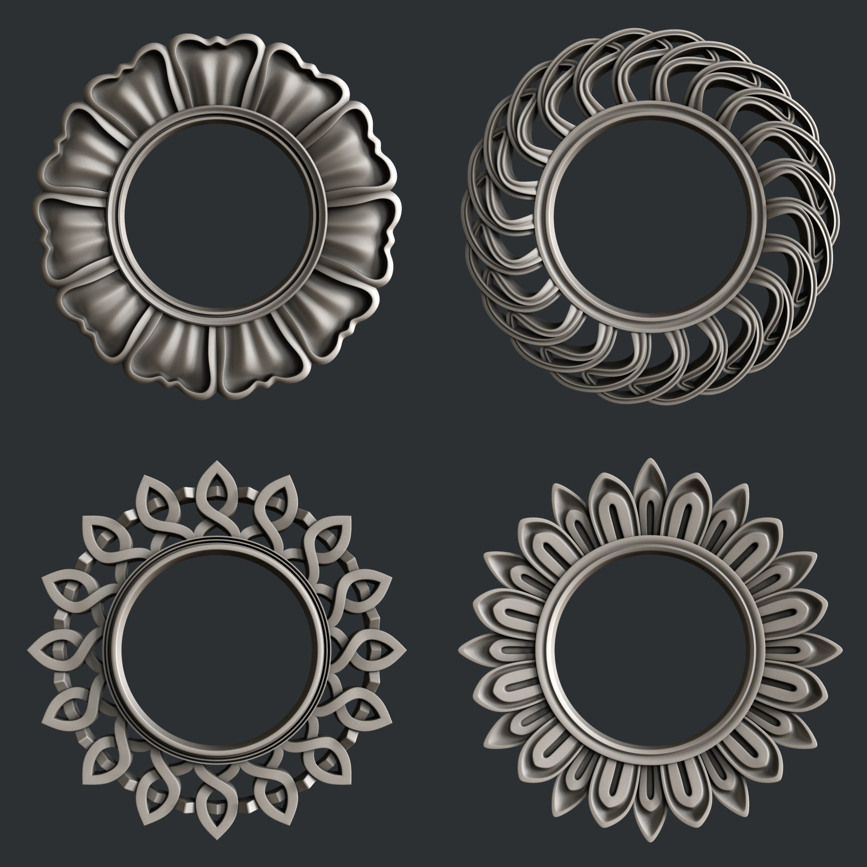 3d STL models for CNC router set frames R32 R33 R34 R35 3D model | CGTrader