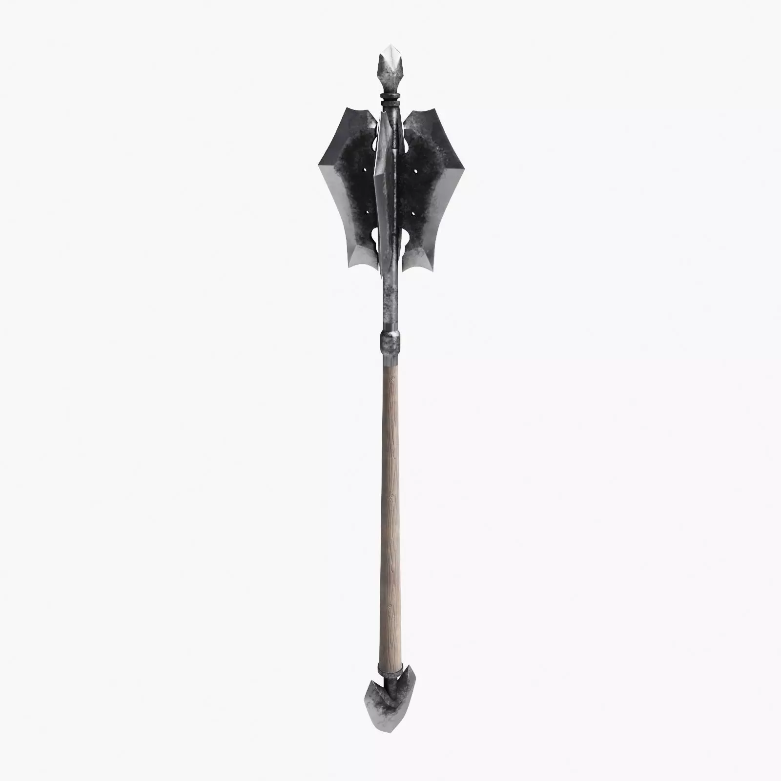 Medieval Battle Mace 3D model_0