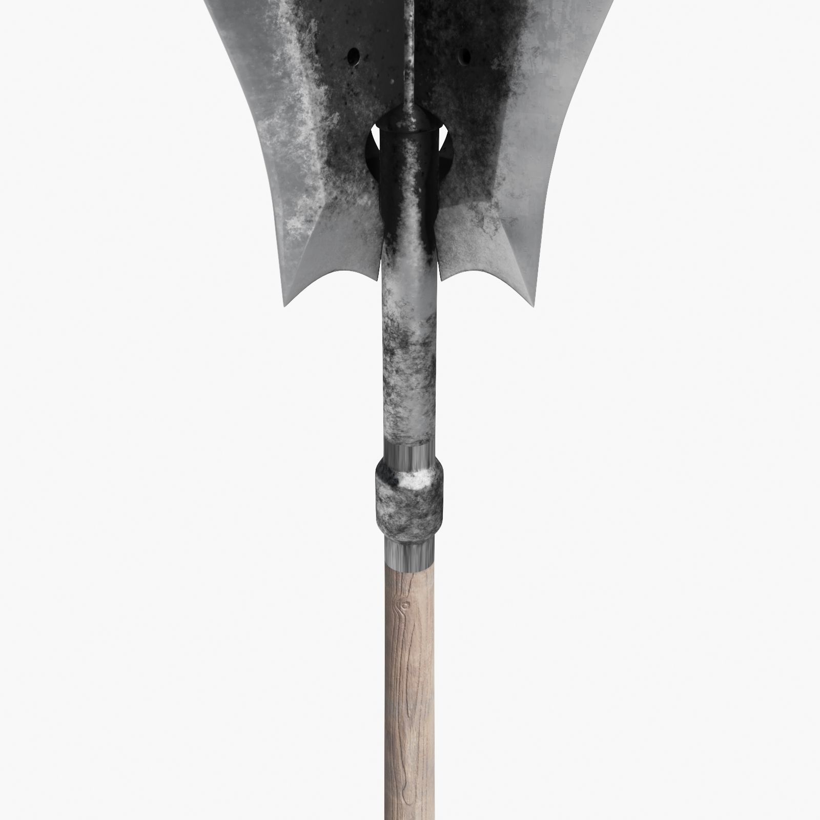 Medieval Battle Mace 3D model_6