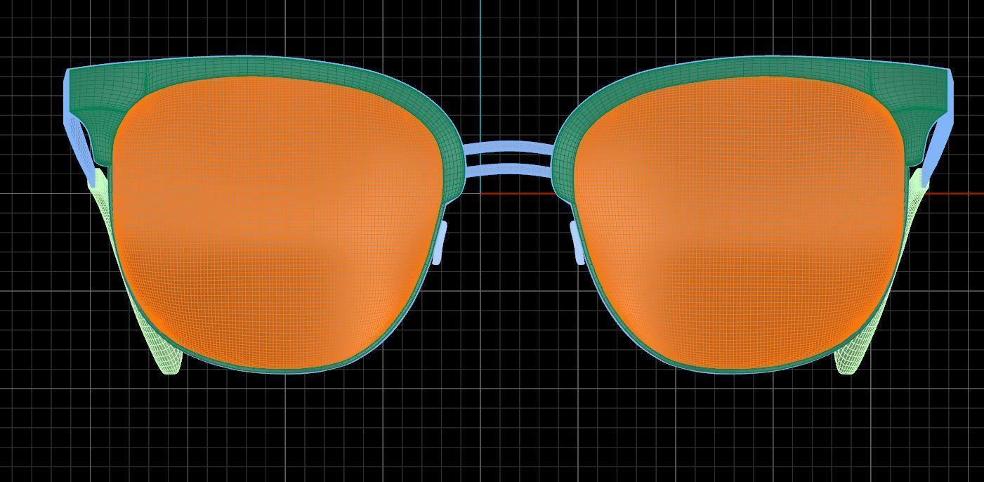 Eyeglasses for Men and Women 3D print model_6