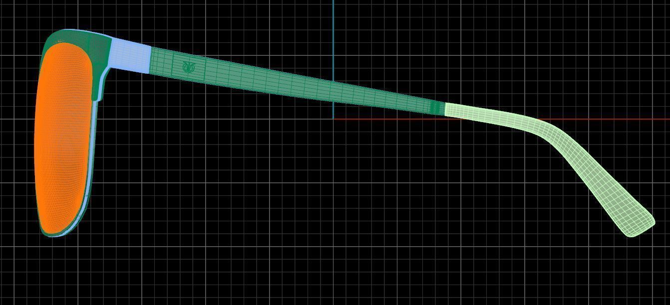 Eyeglasses for Men and Women 3D print model_7