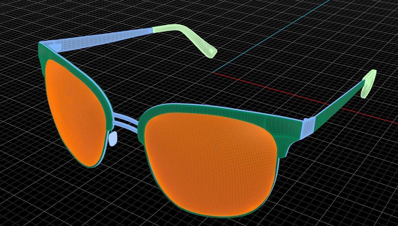 Eyeglasses for Men and Women 3D print model_4