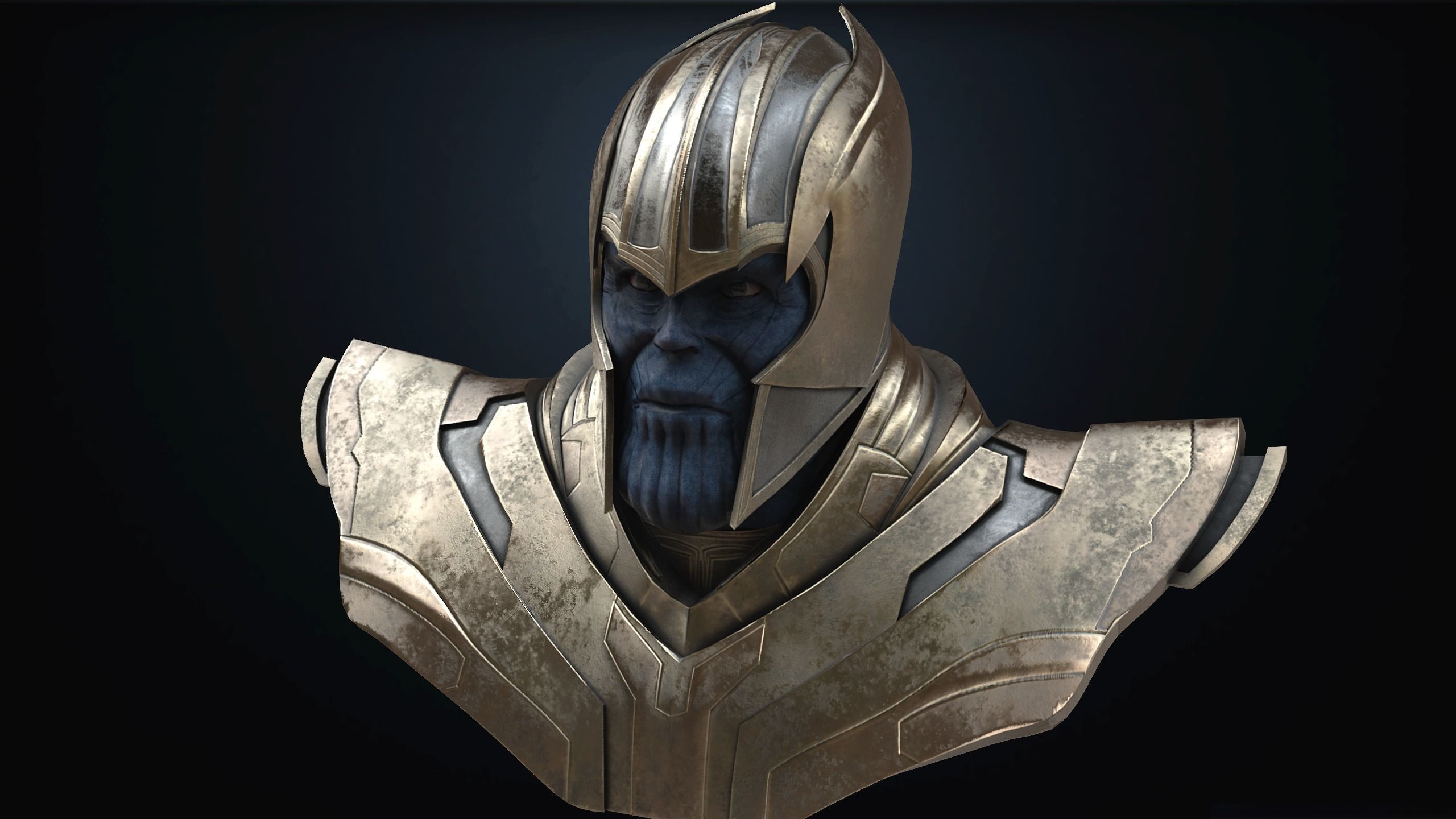 Thanos bust 3D model_5
