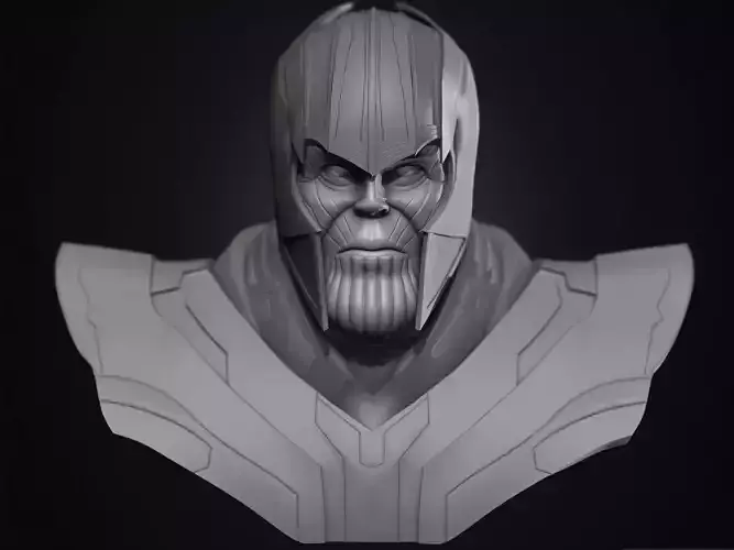 Thanos bust 3D model Thanos bust 3D model