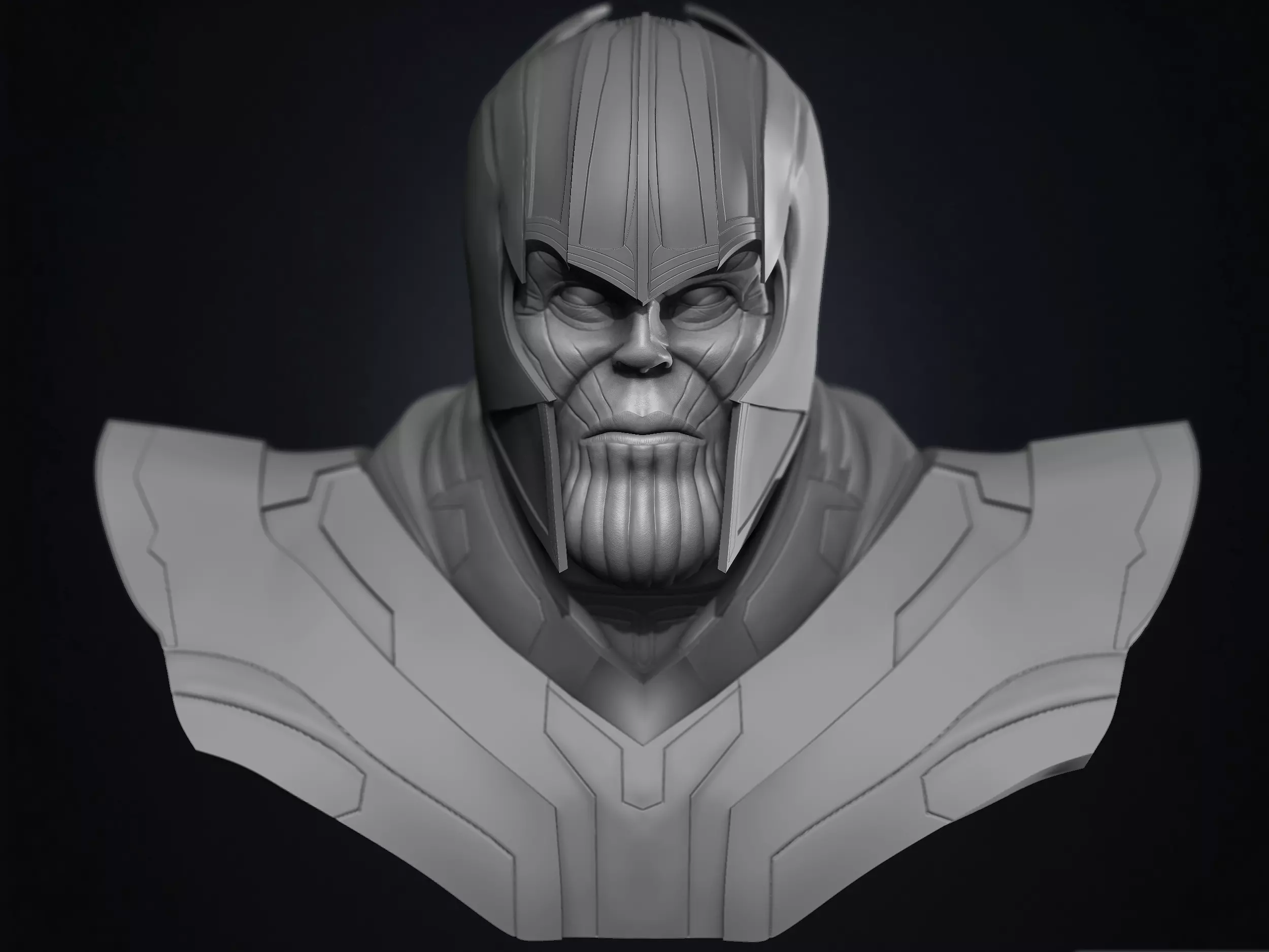 Thanos bust 3D model_0