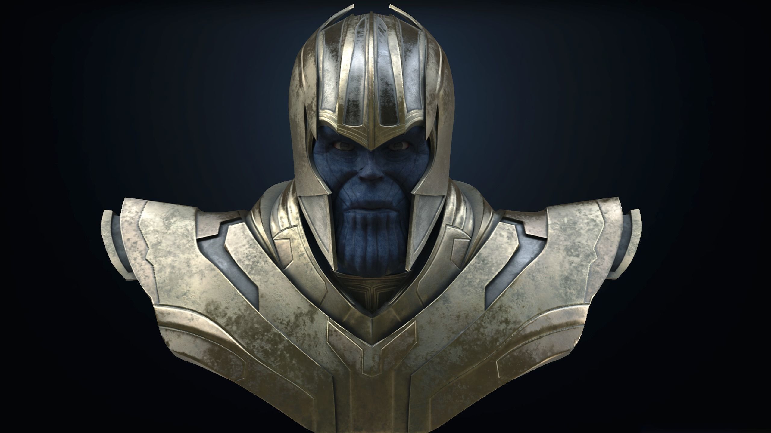 Thanos bust 3D model_3