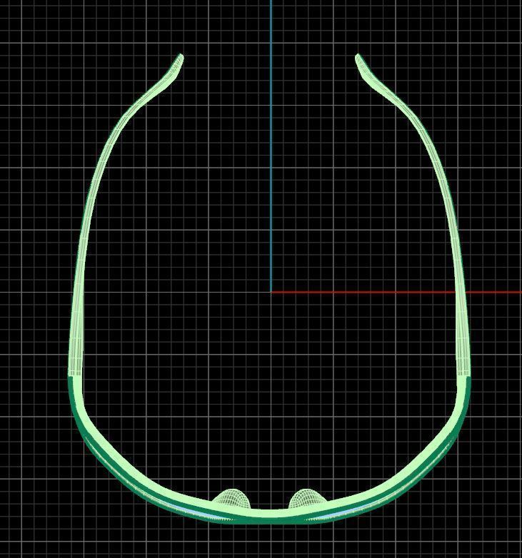 Eyeglasses for Men and Women 3D print model_5