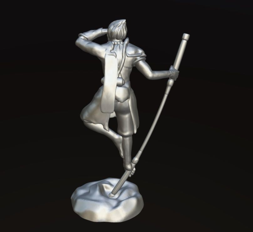 Monkey King figurine 3D print model_2