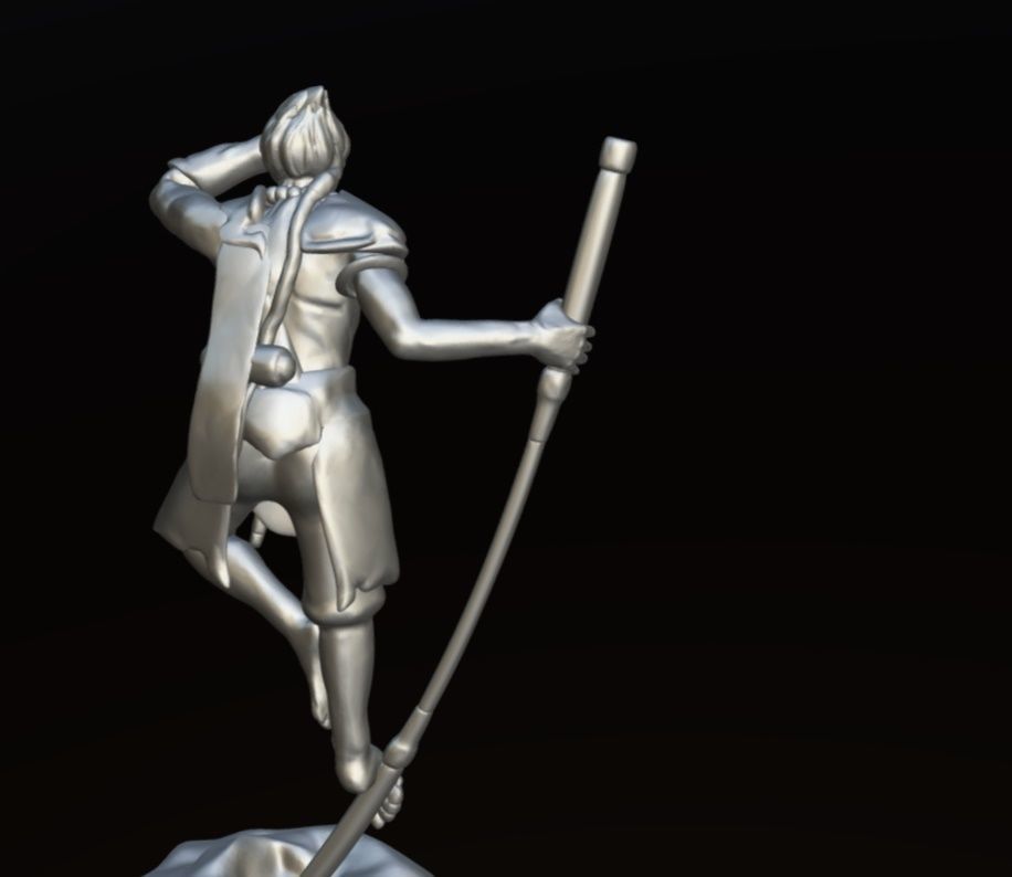 Monkey King figurine 3D print model_10