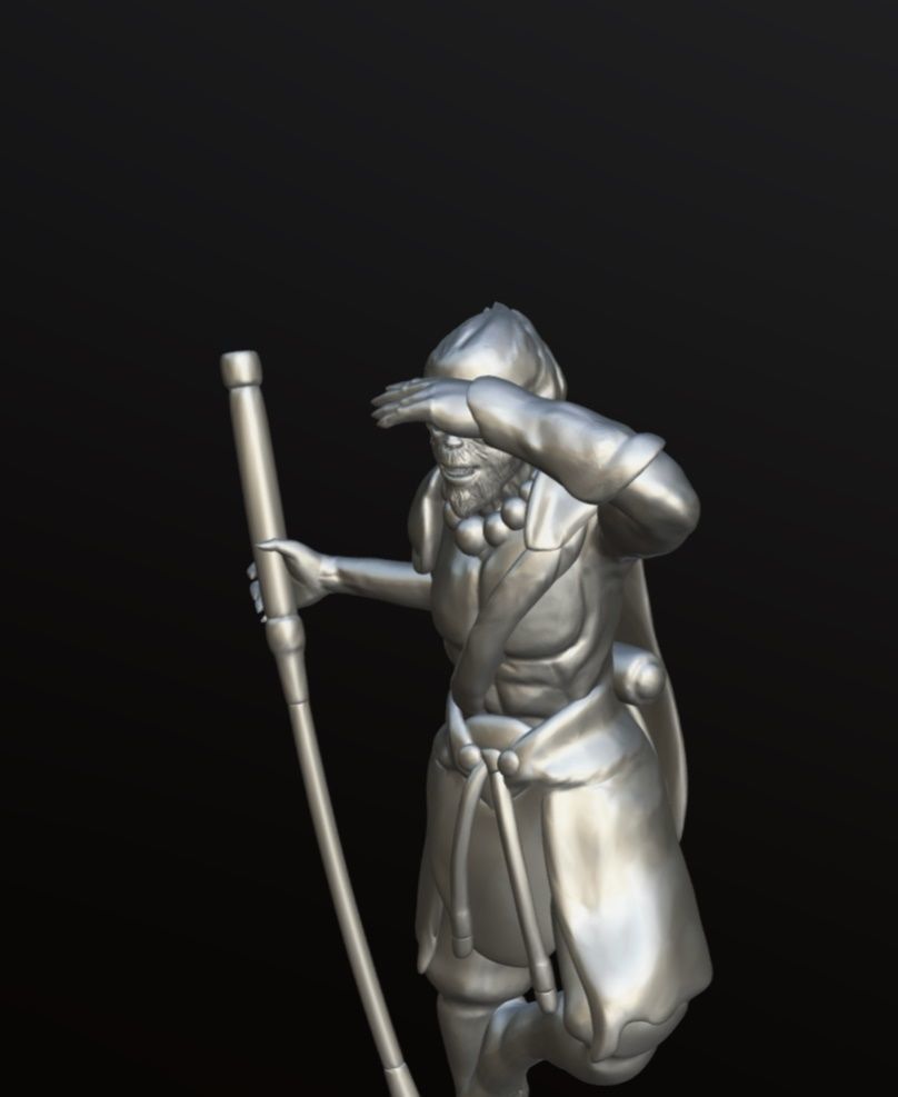 Monkey King figurine 3D print model_18