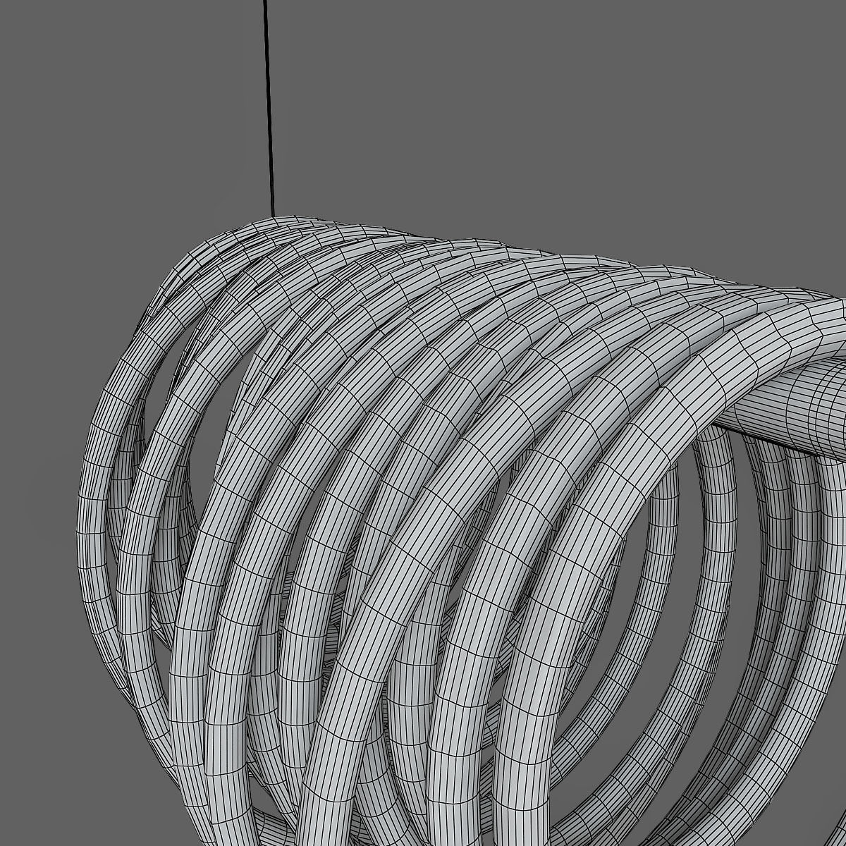 CLOUD CEILING LAMP 3D model_1