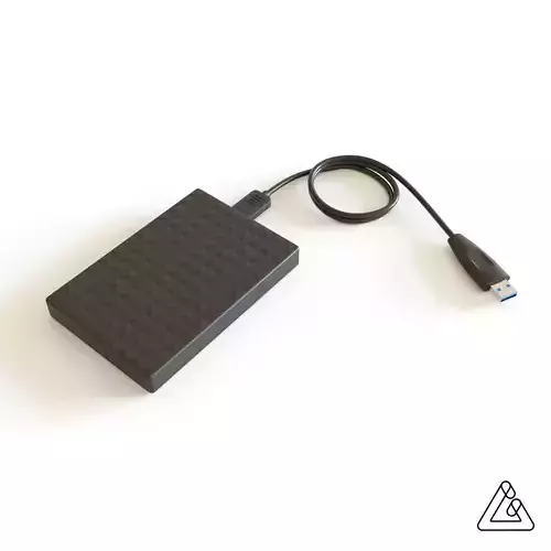 Esternal hard drive 3D model