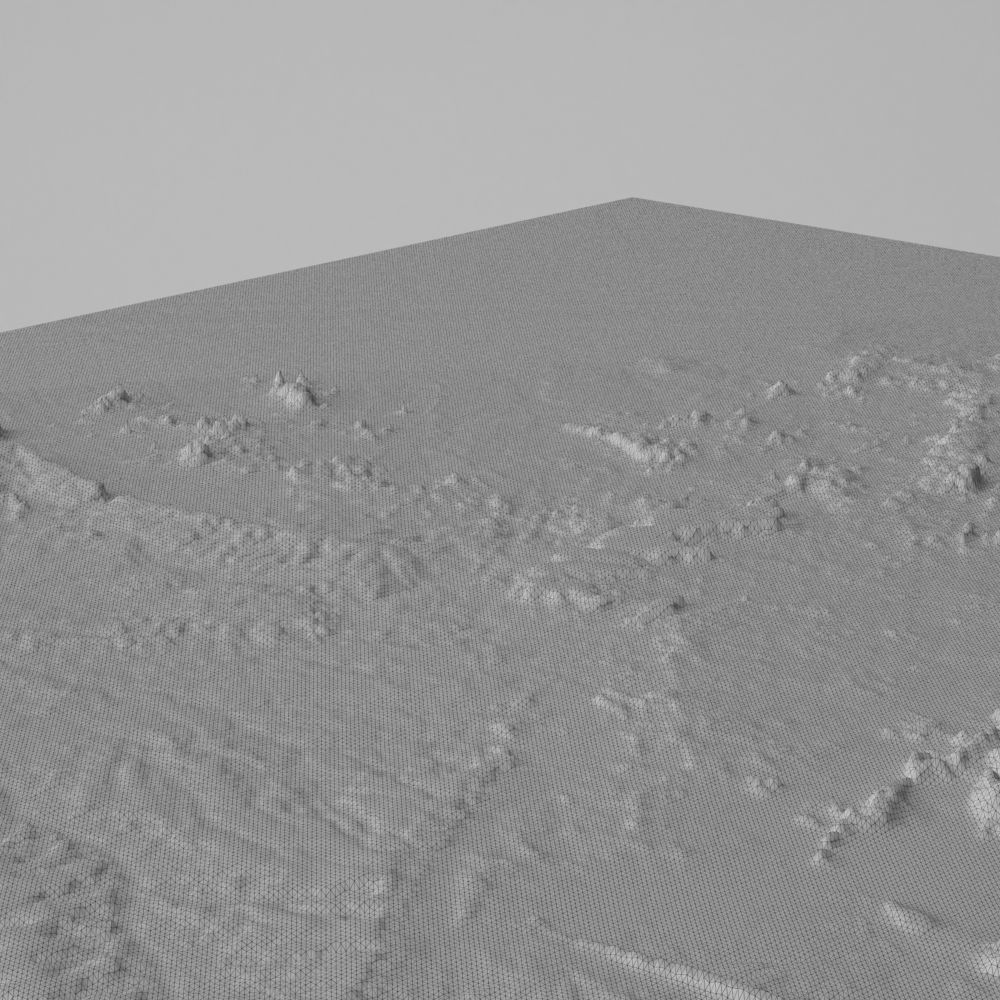 Green Landscape and Sea 3D model_6