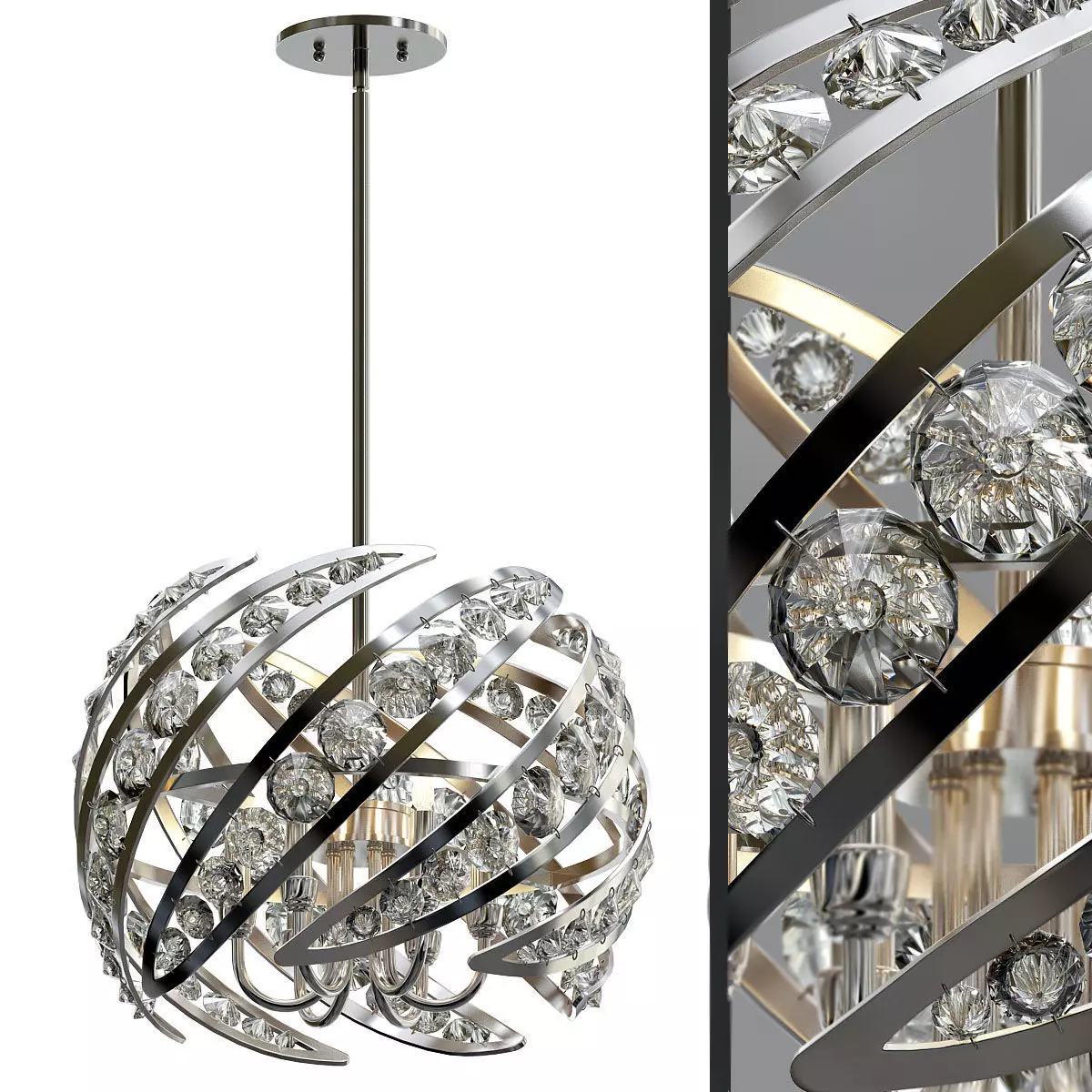 Platinum Crescent 3D model_0