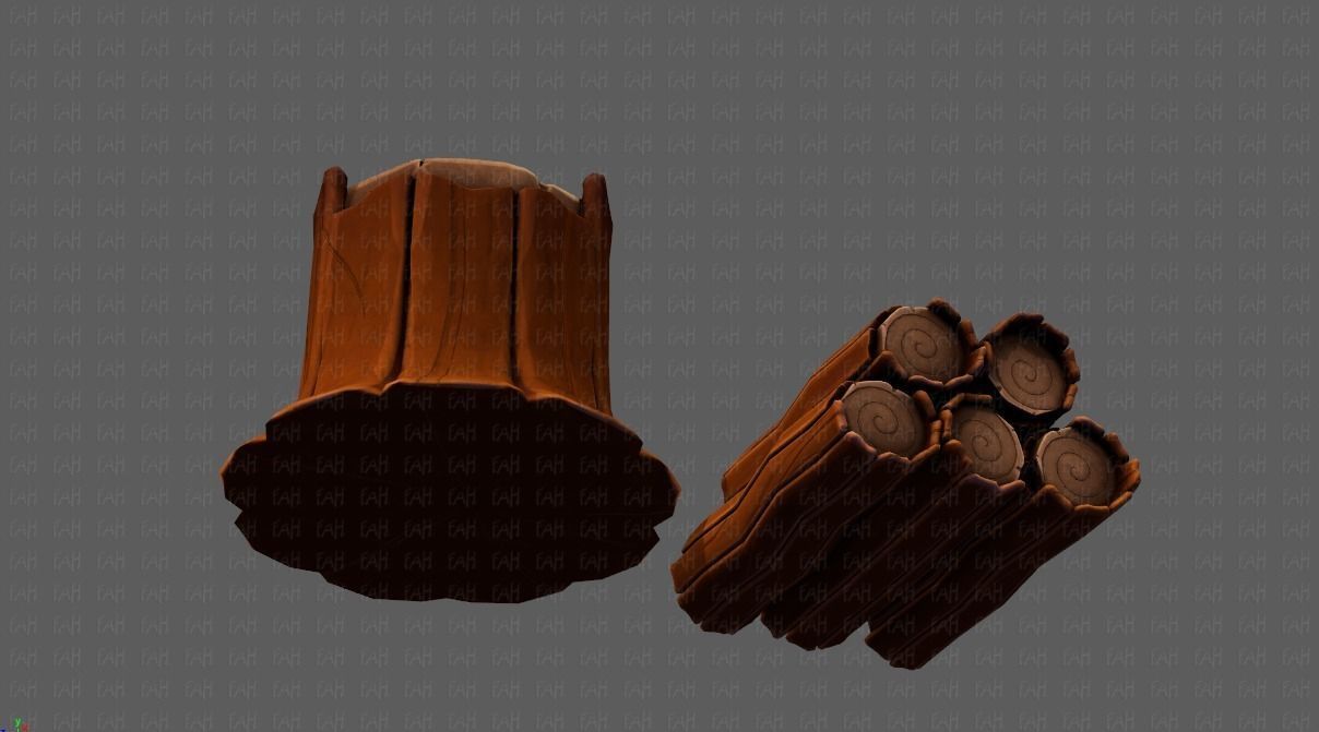 Stump V01 3D model_17