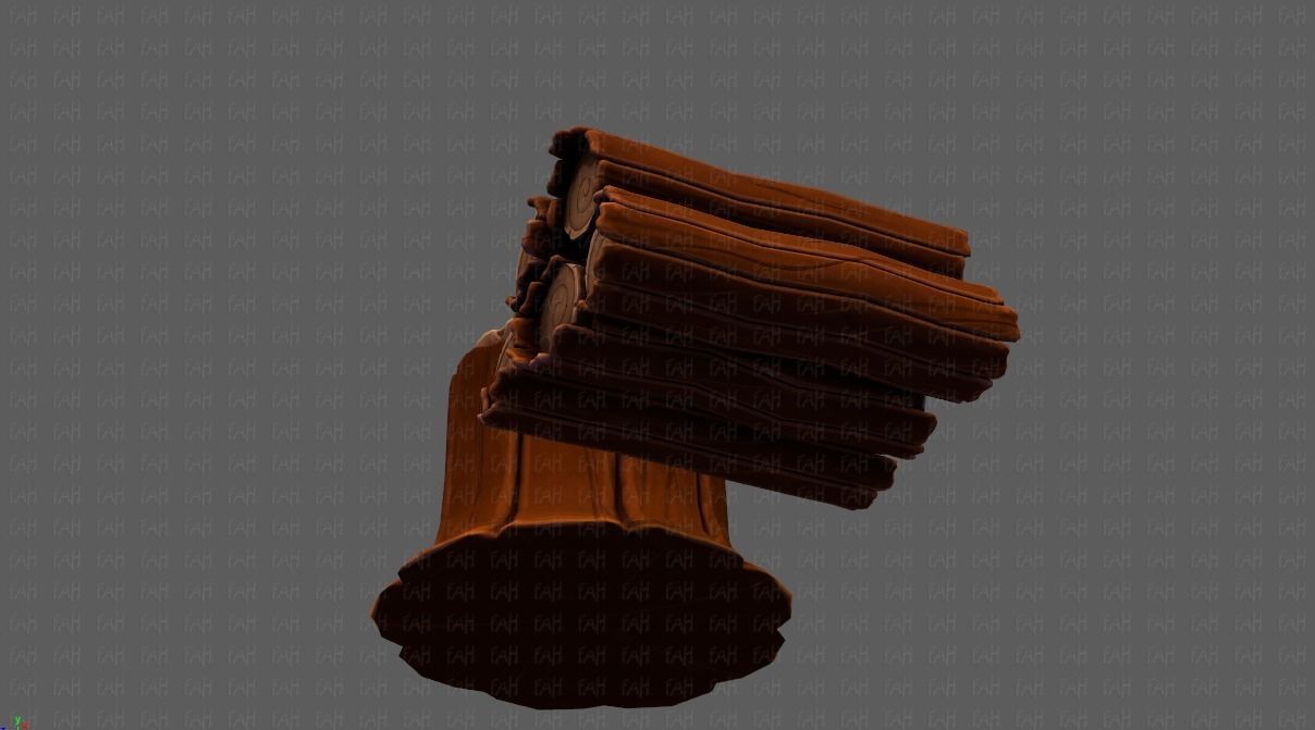 Stump V01 3D model_23