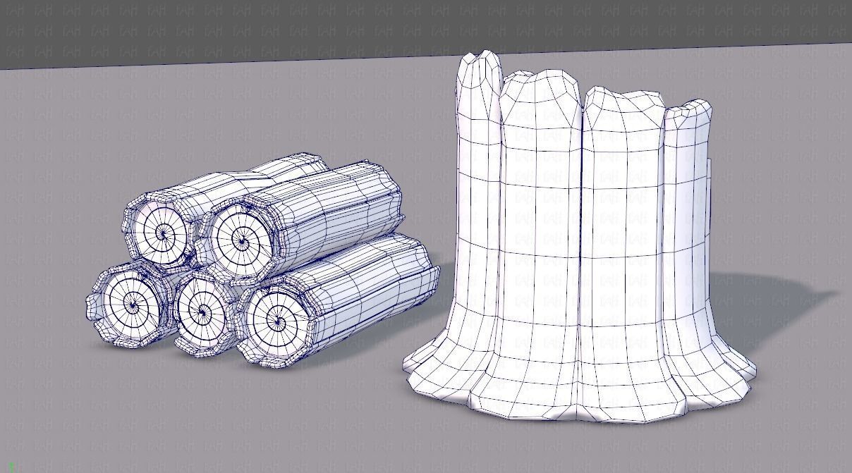 Stump V01 3D model_12