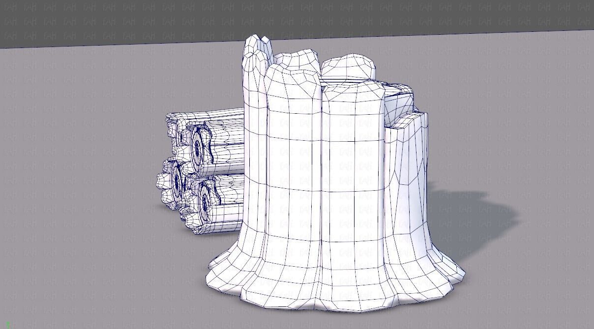 Stump V01 3D model_11