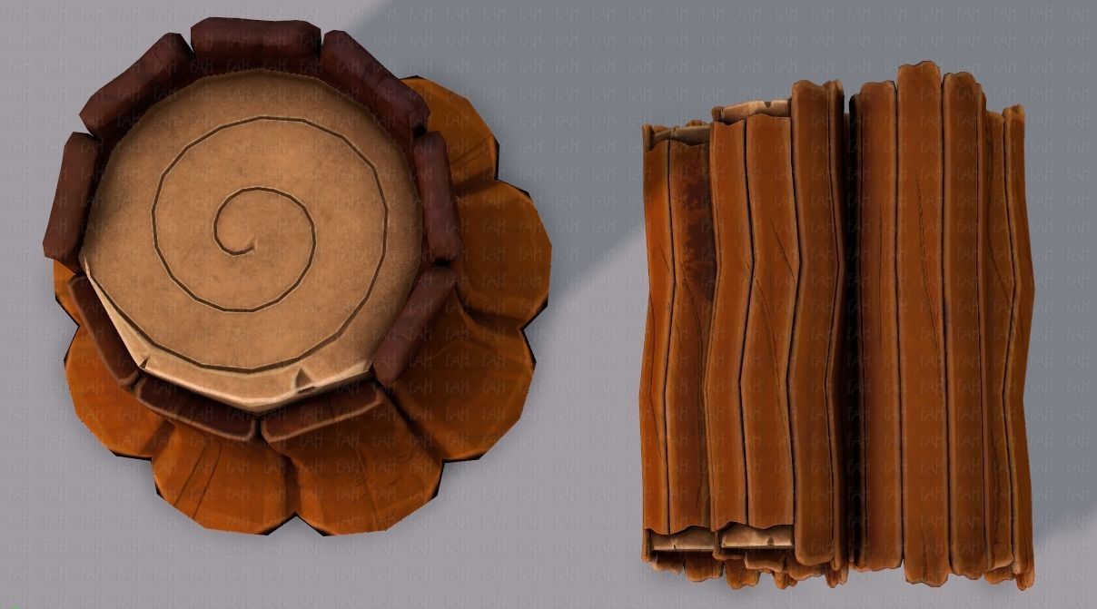 Stump V01 3D model_37