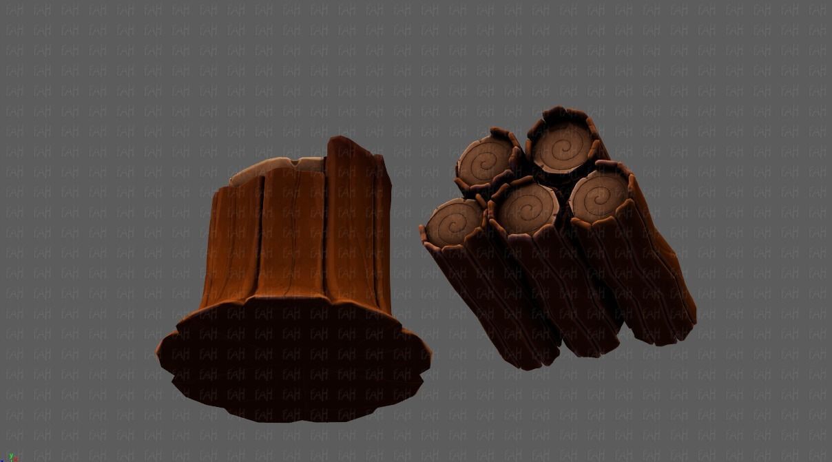 Stump V01 3D model_24