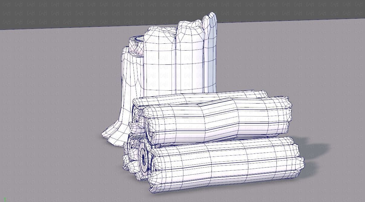 Stump V01 3D model_15