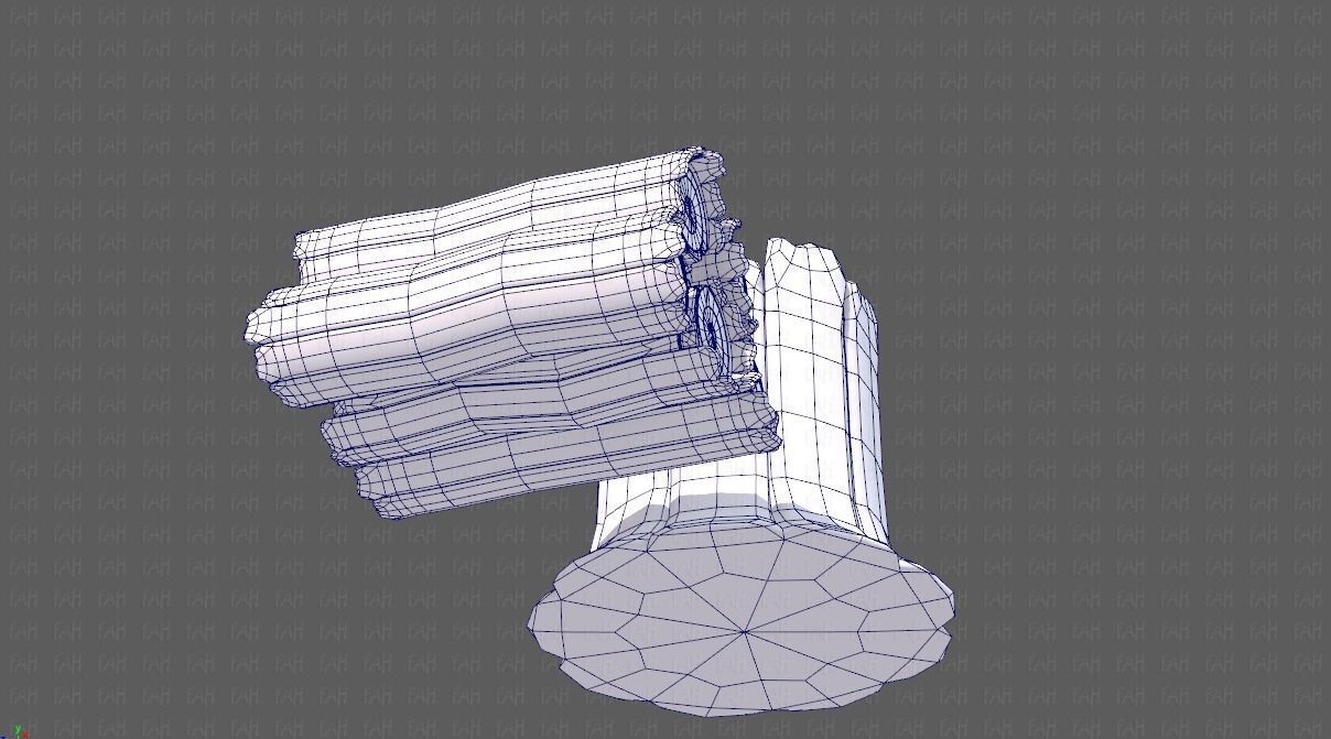 Stump V01 3D model_30