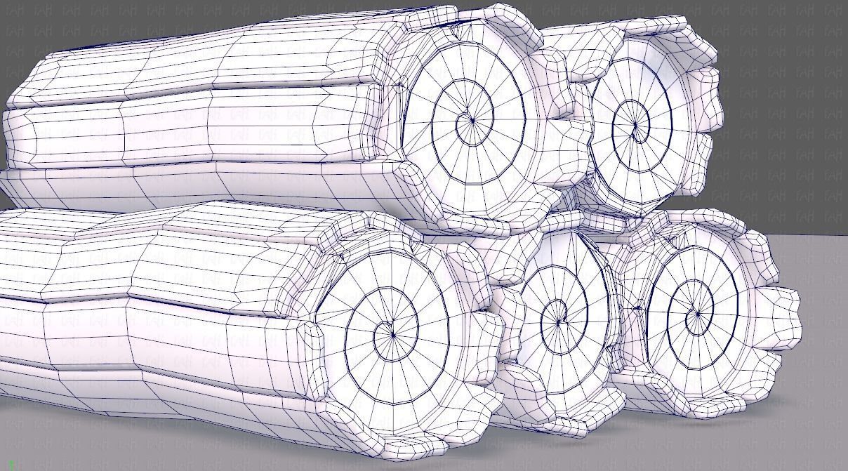 Stump V01 3D model_42