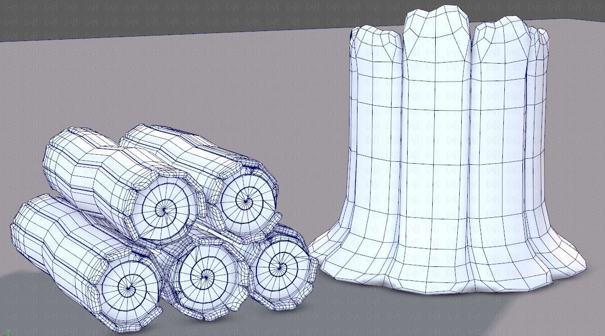 Stump V01 3D model_36