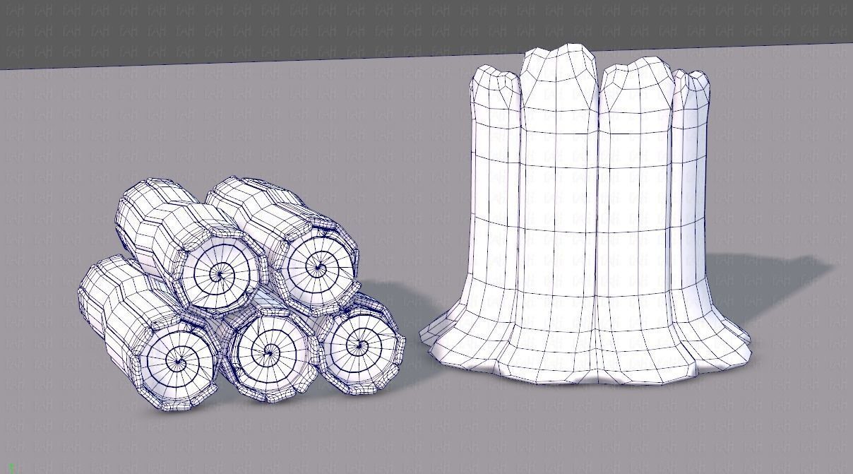 Stump V01 3D model_13