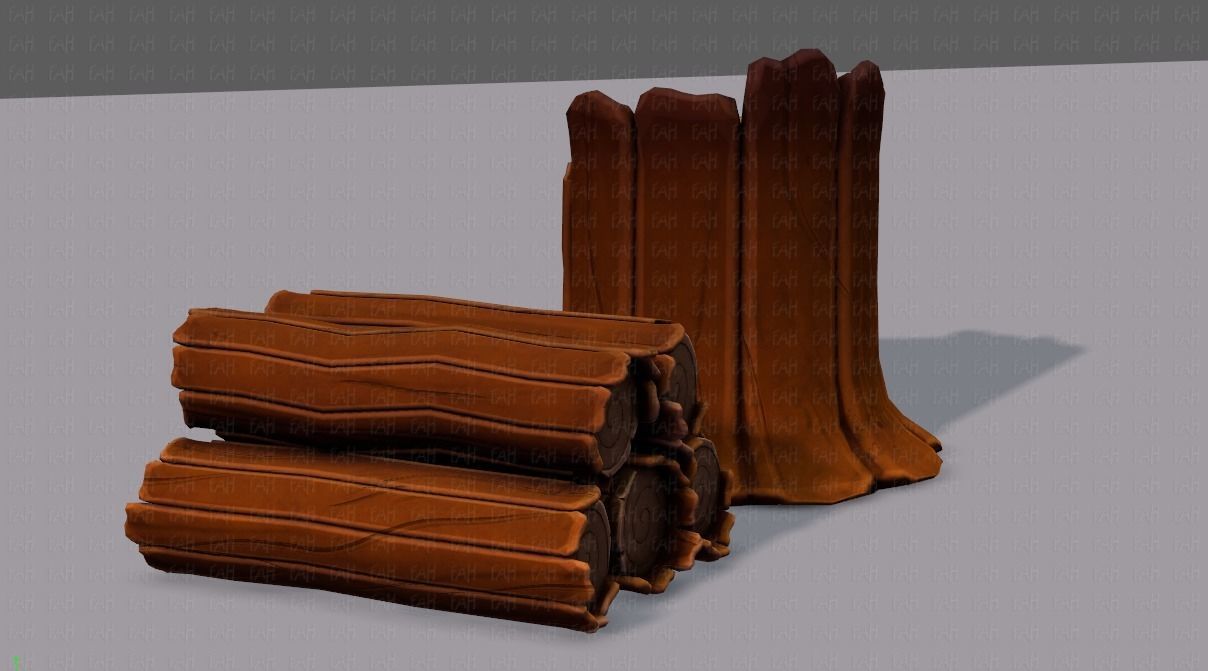 Stump V01 3D model_6