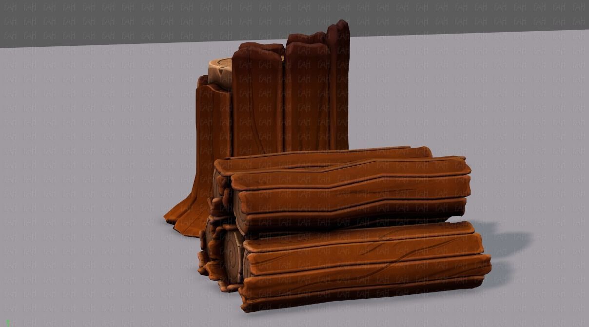 Stump V01 3D model_7