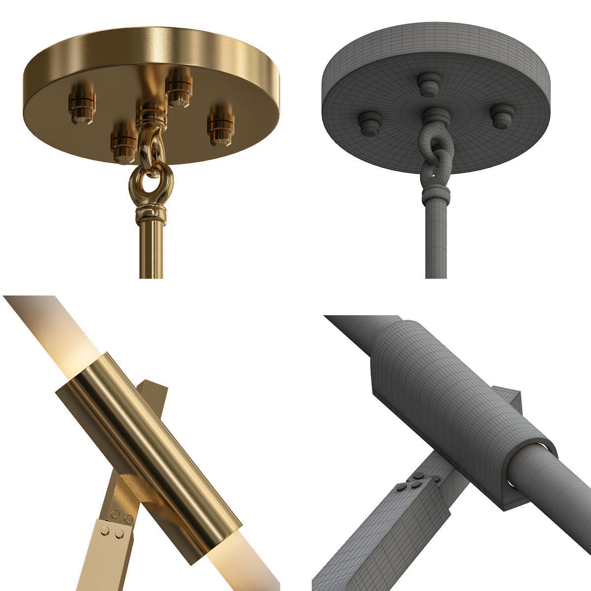 Delight Collection Agnes 10 gold 3D model_1