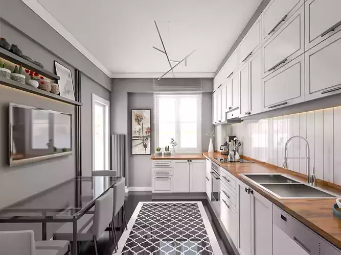 Scandinavian Style Kitchen Design