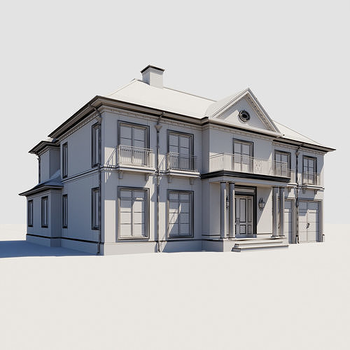 House Set01 3D model 7