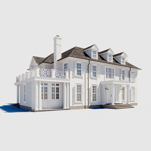 House Set01 3D model 5