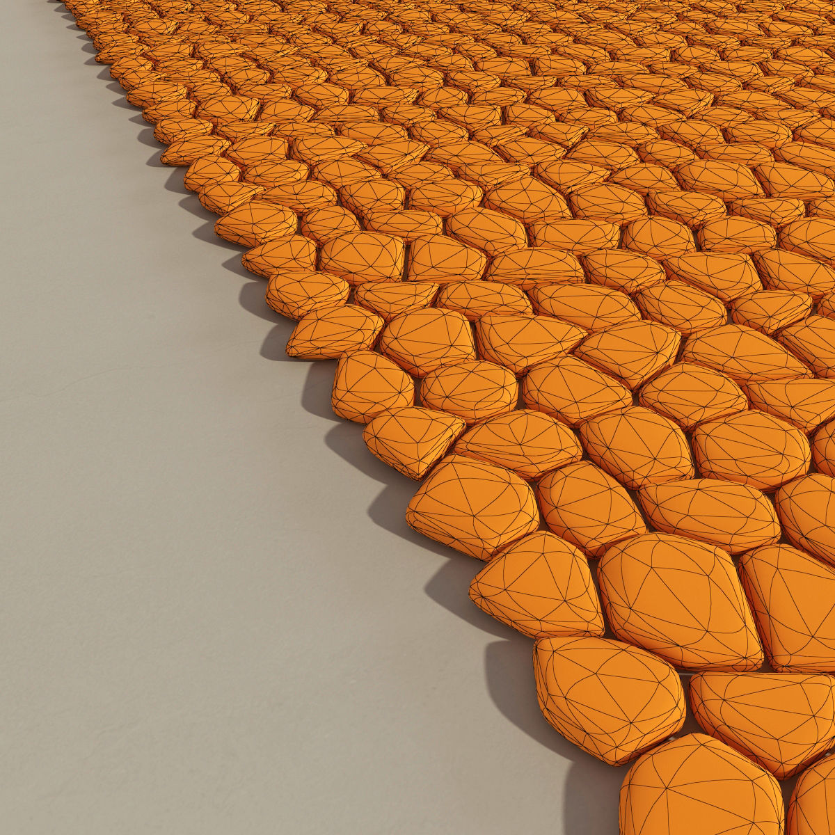Paving old clay 3D model_7