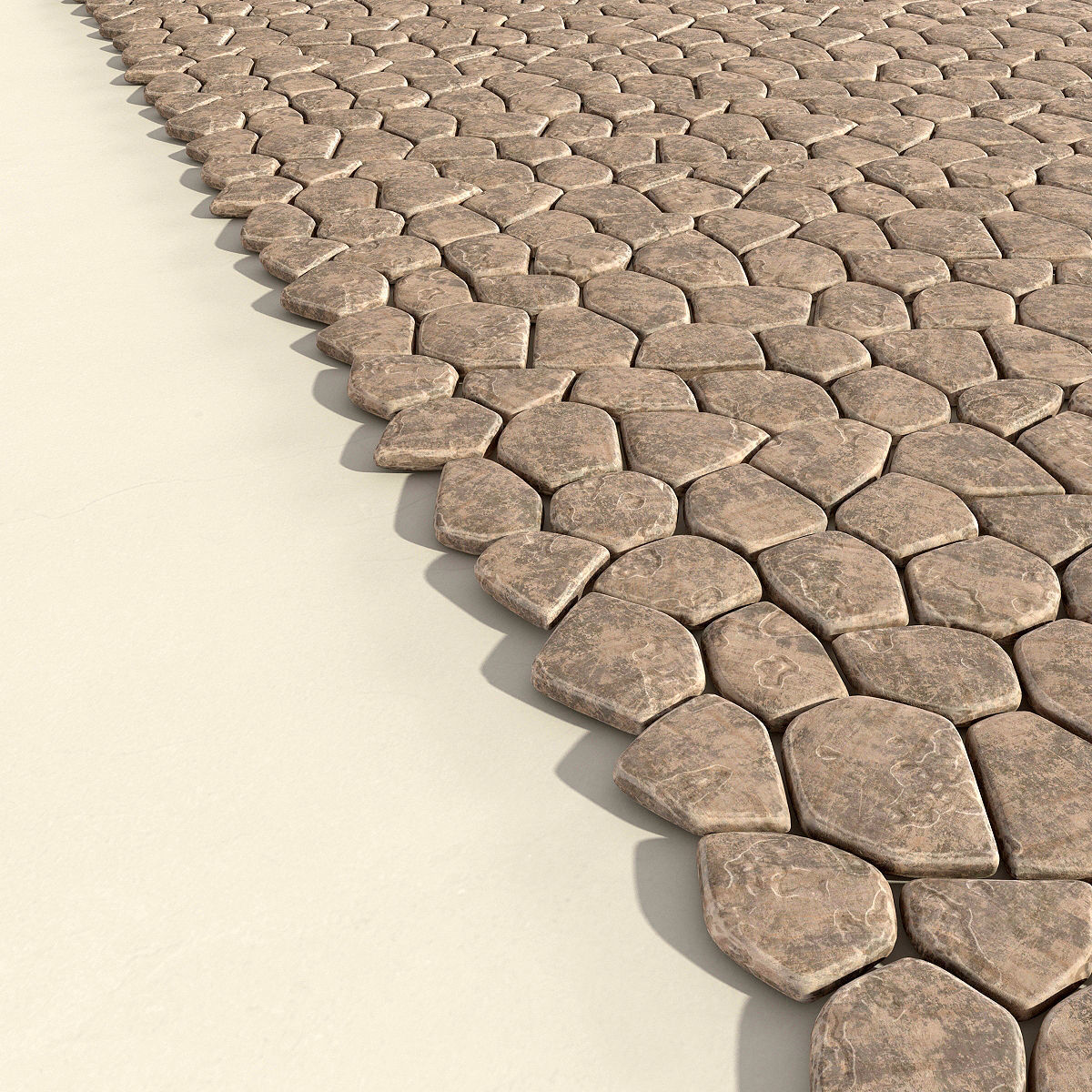 Paving old clay 3D model_3