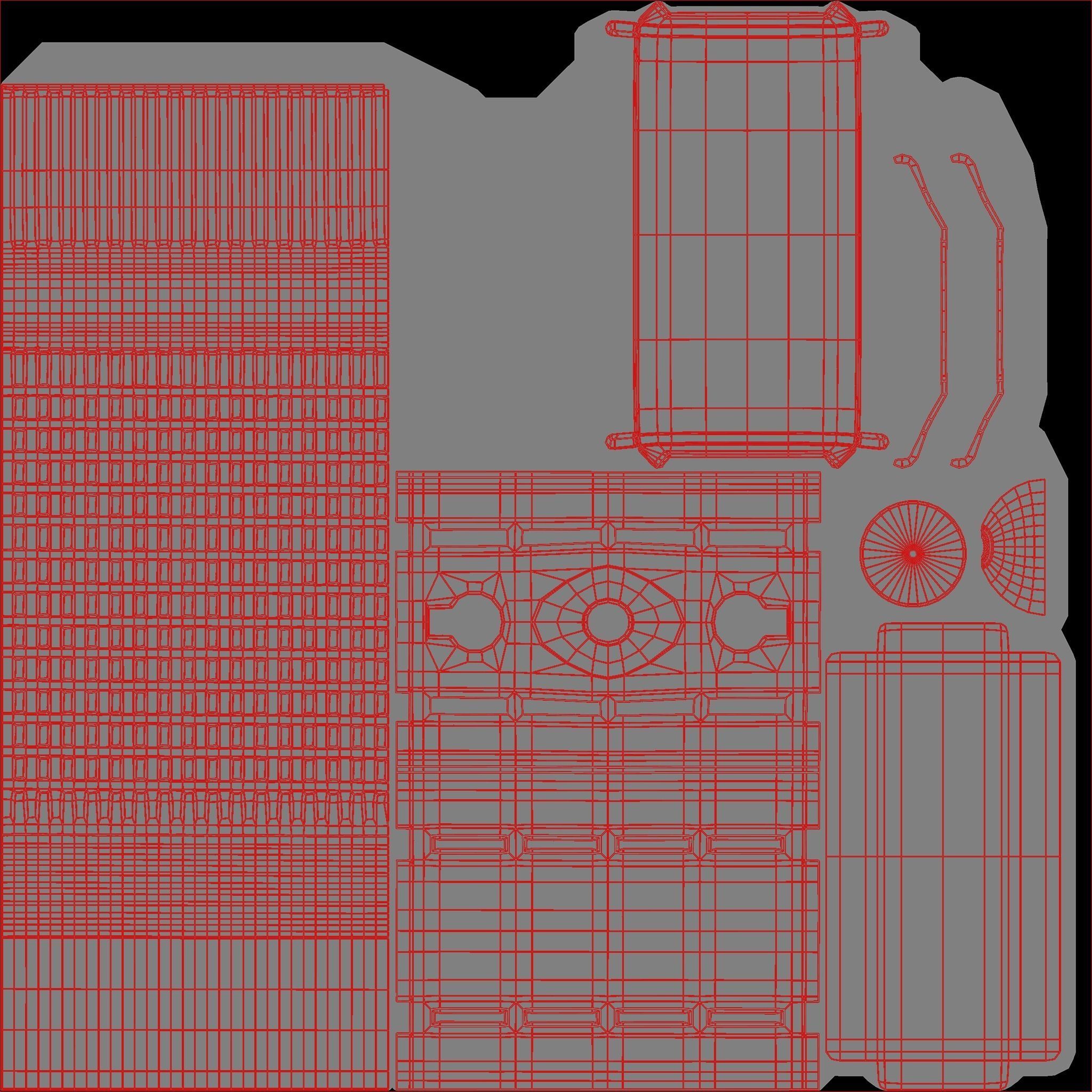 Razor Shaving Tool for Wet Shaving 3D model_5