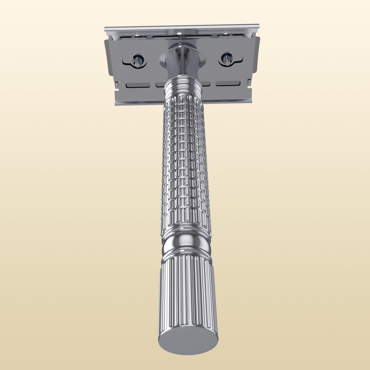 Razor Shaving Tool for Wet Shaving 3D model_1