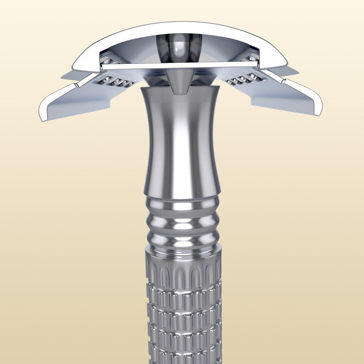Razor Shaving Tool for Wet Shaving 3D model_3