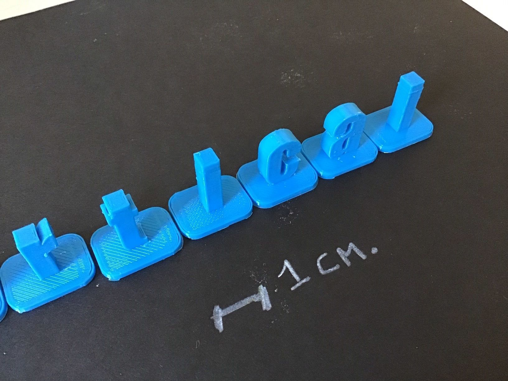 VERTICAL-1 uppercase and lowercase  3D letters STL file 3D print model_10