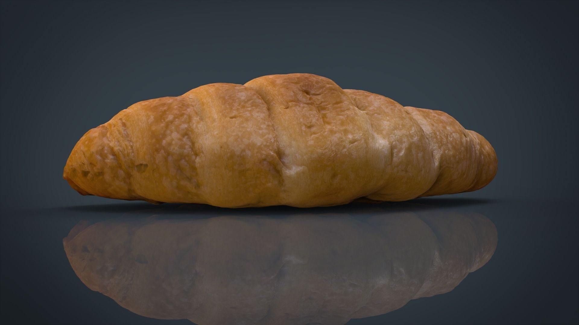Realistic Croissant 3D model_1