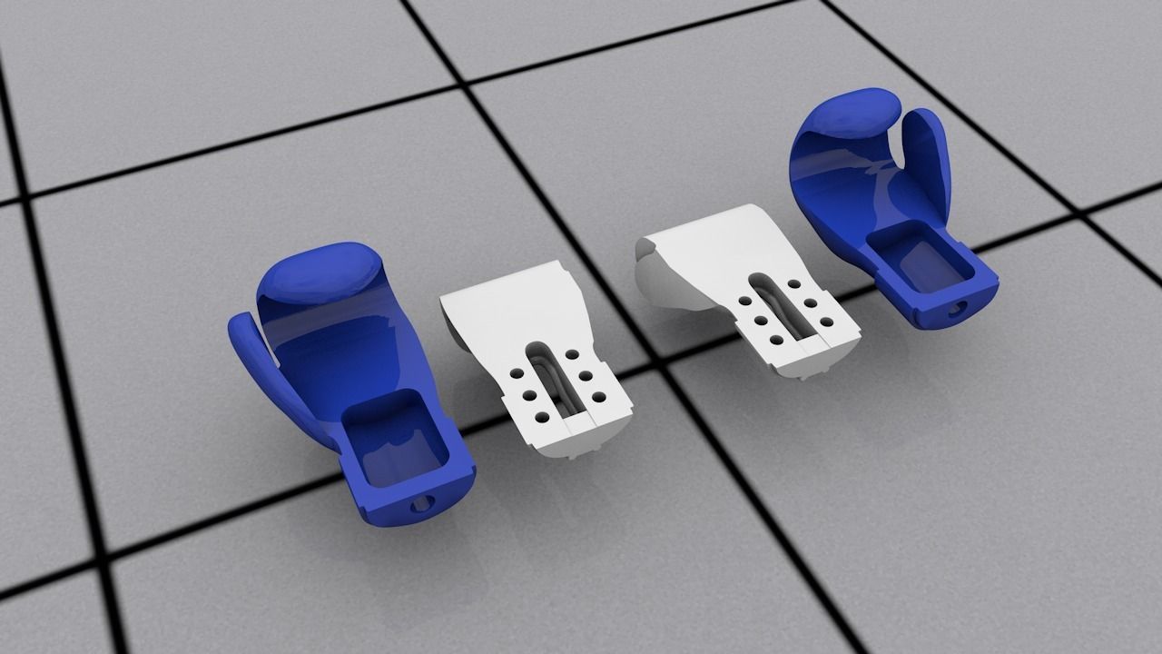 boxer glove  3D print model_4