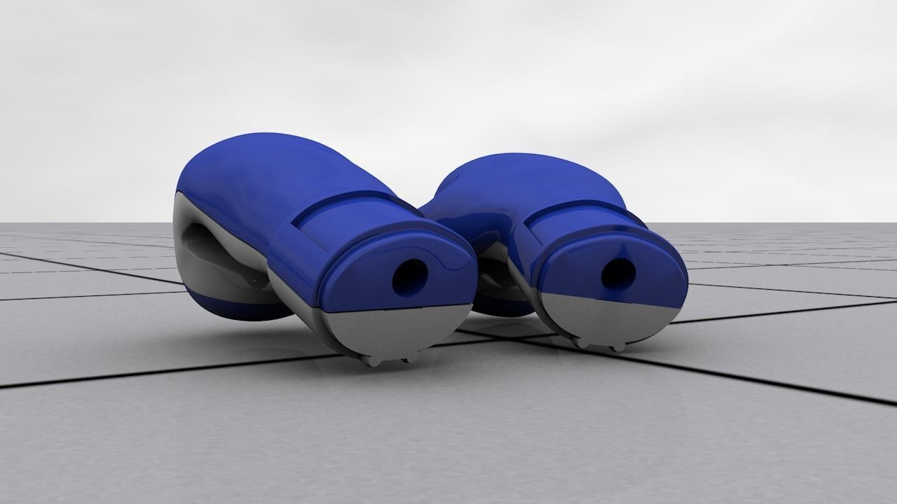 boxer glove  3D print model_3