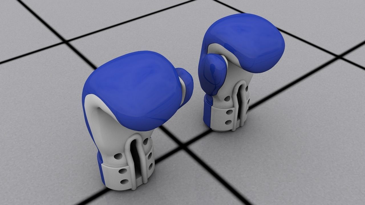 boxer glove  3D print model_6