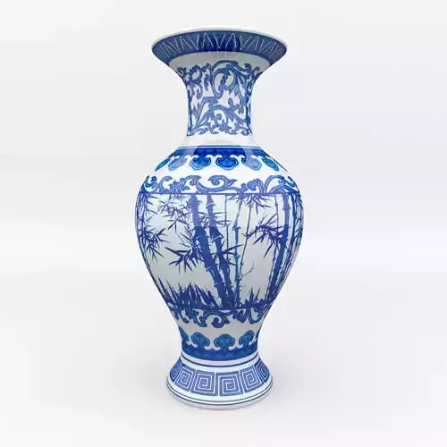 Chinese Blue and White Porcelain Vase