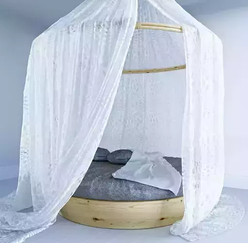 Queen Bed Canopies and Draperies