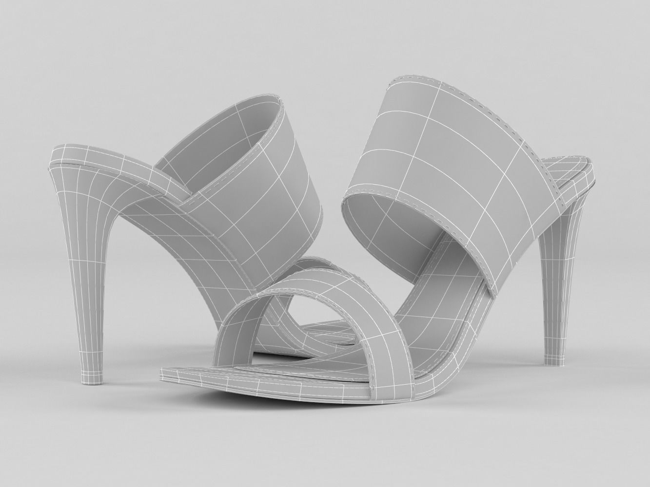 Calvin Klein Women Heeled Sandal 3D model_11