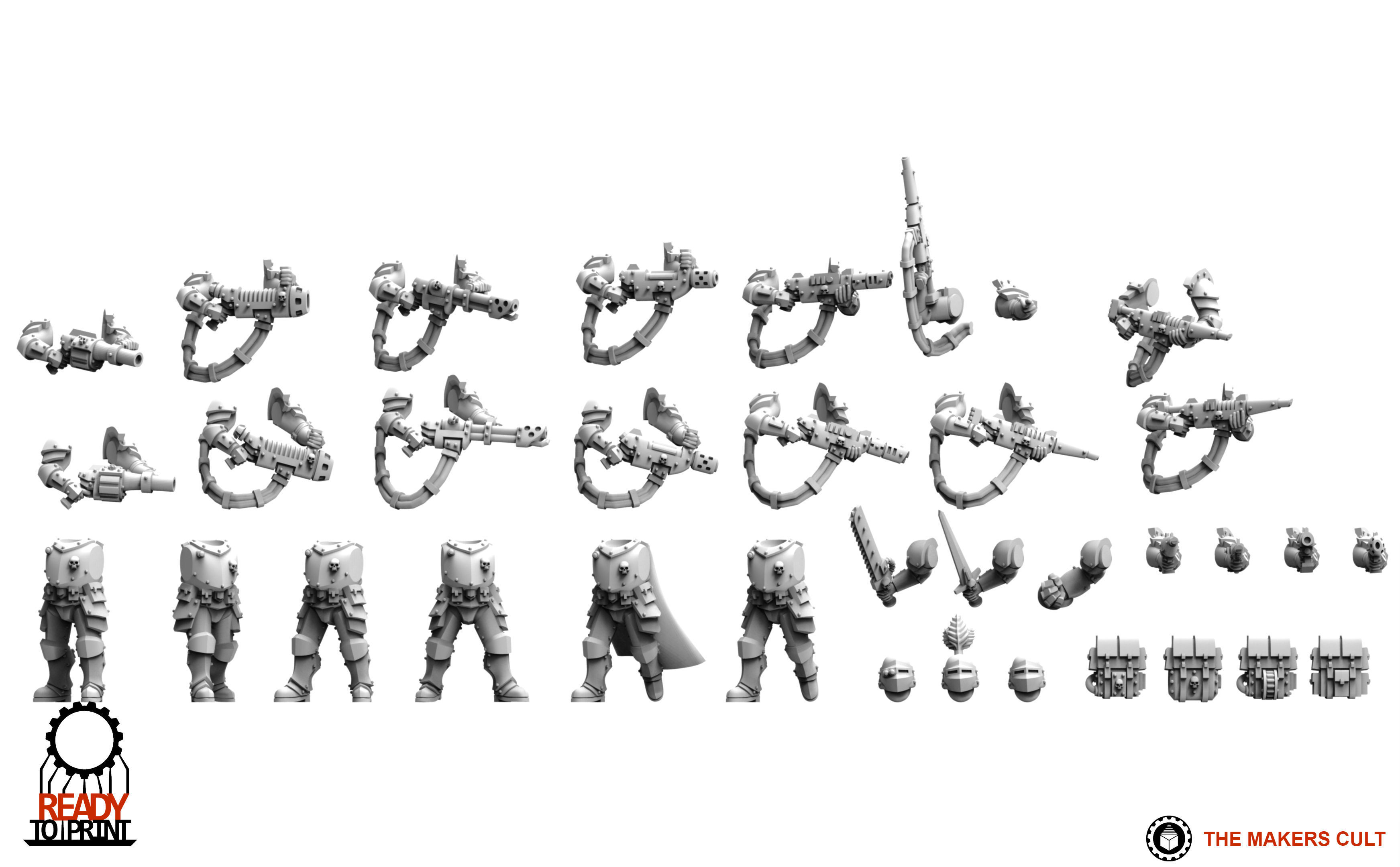 Feudal Guard - Elite infantry 3D print model_1