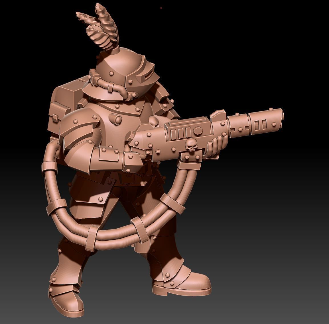 Feudal Guard - Elite infantry 3D print model_6